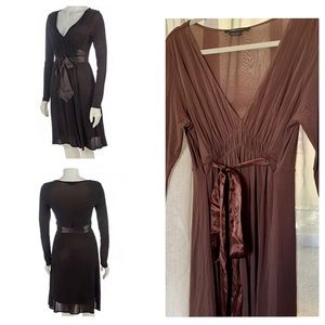 BCBG MaxAzria Flattering Grecian Ruched Dress